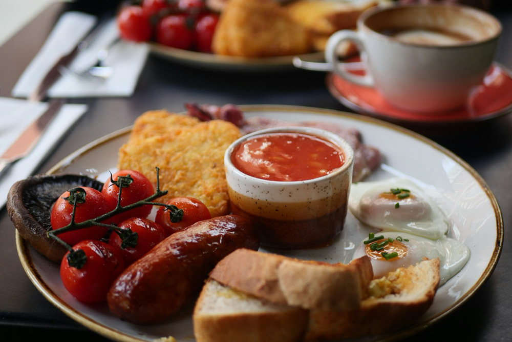 Augill Castle Breakfast