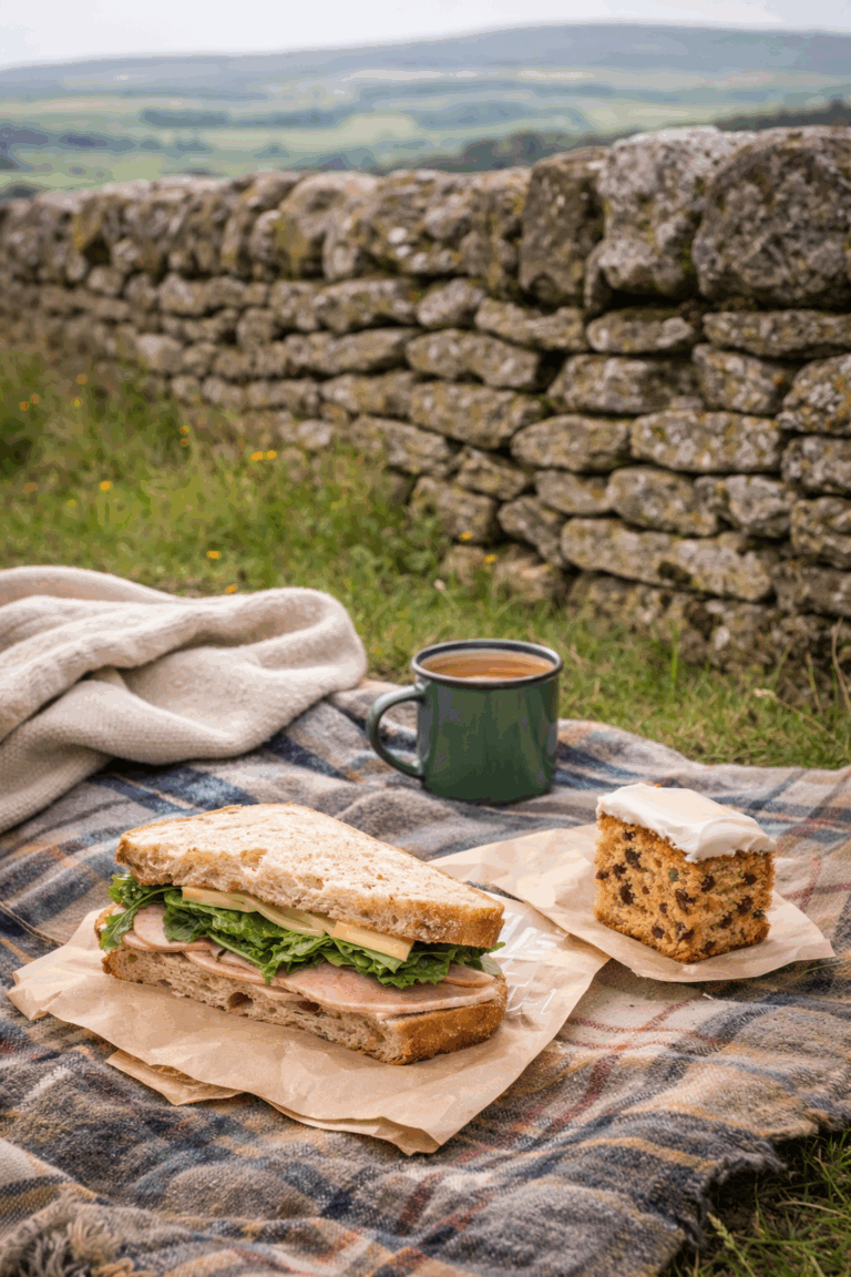 Picnics for residents Augill Castle